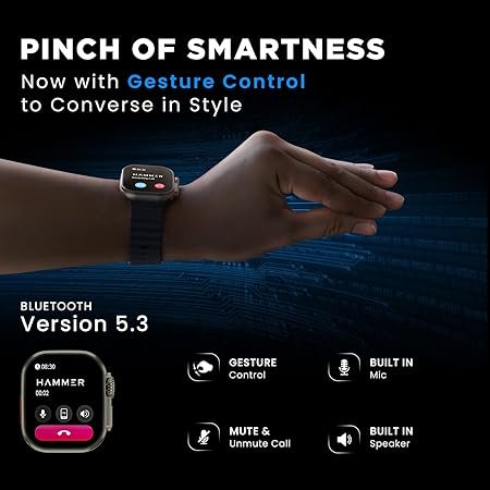 Fire-Boltt Ninja Call Pro Smart Watch 1.83 inch with Bluetooth Calling - Image 3