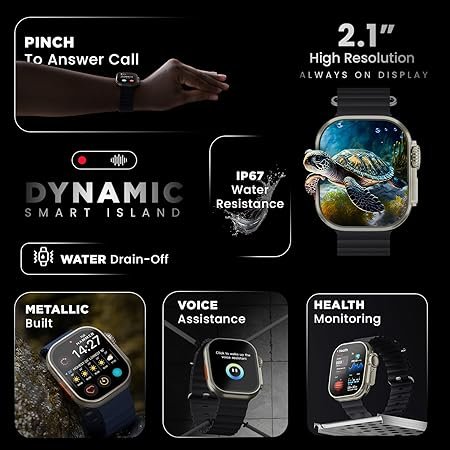 Fire-Boltt Ninja Call Pro Smart Watch 1.83 inch with Bluetooth Calling - Image 4