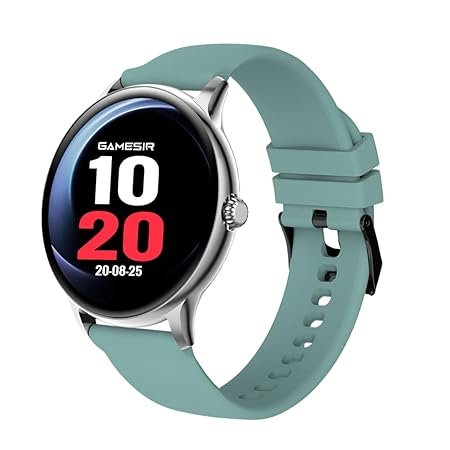 GameSir Glavito Round Dial Smartwatch with 1.49" AMOLED Display, 100+ Sports Modes, IP67, Bluetooth Calling