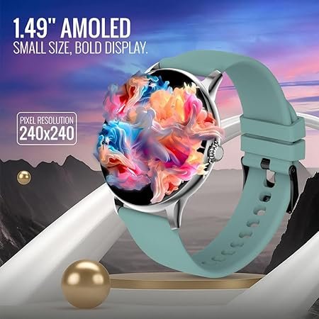 GameSir Glavito Round Dial Smartwatch with 1.49" AMOLED Display, 100+ Sports Modes, IP67, Bluetooth Calling - Image 4