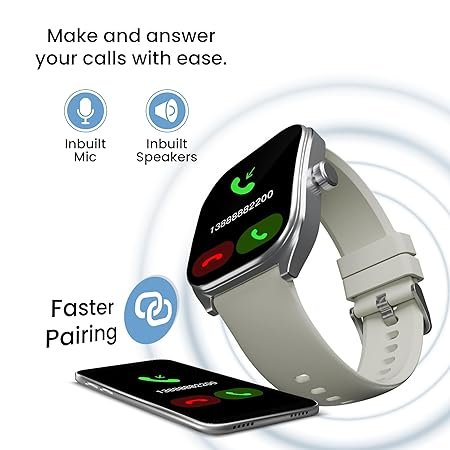 CELLECOR M6 Twist 2.01" HD Curved Display Smart Watch, Bluetooth Calling, 100+ Watch Faces, 100+ Sports Modes - Image 5