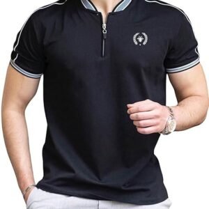Men's Solid Cotton Rich Polo T Shirt | Collar Tshirts | Half Sleeves | Plain-Regular Fit